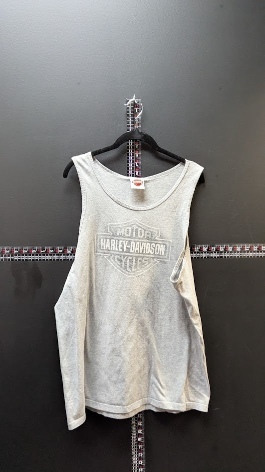 2016 Harley-Davidson Myrtle Beach Men’s Tank Top XL Gray Sleeveless