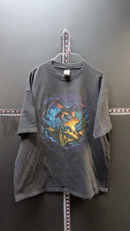 Vintage Harley-Davidson Dragon Graphic T-Shirt Men’s XXL Black Double Sided