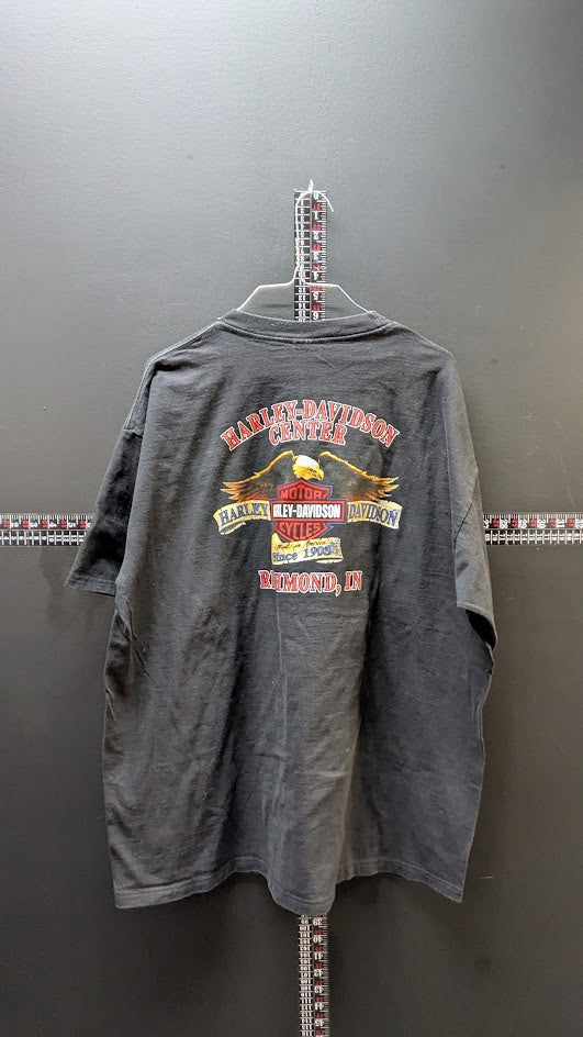 Vintage Harley-Davidson Dragon Graphic T-Shirt Men’s XXL Black Double Sided