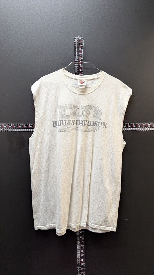 Vintage Harley Davidson Sleeveless T Shirt XL Chipp’s Iowa Biker Tee