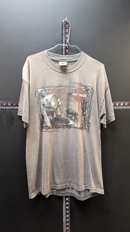 Harley Davidson Cool Springs Franklin TN T Shirt XL Gray Biker Tee