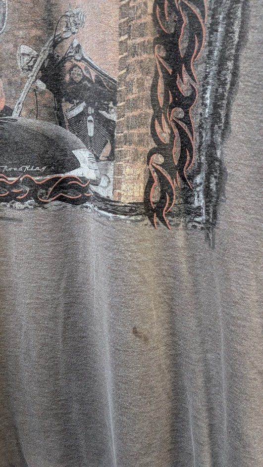 Harley Davidson Cool Springs Franklin TN T Shirt XL Gray Biker Tee