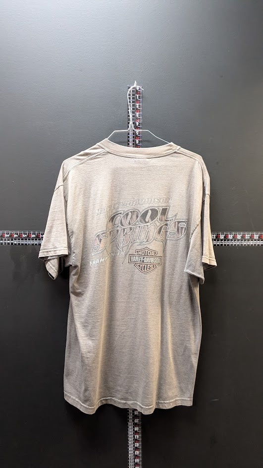 Harley Davidson Cool Springs Franklin TN T Shirt XL Gray Biker Tee