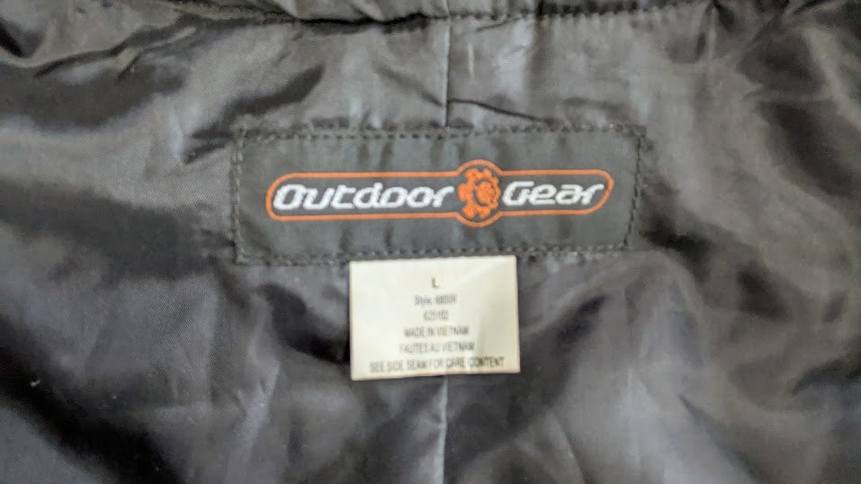 Outdoor Gear Insulated Snow Bib Overalls Black Ski Snowmobile Motorcycle Pants Size L