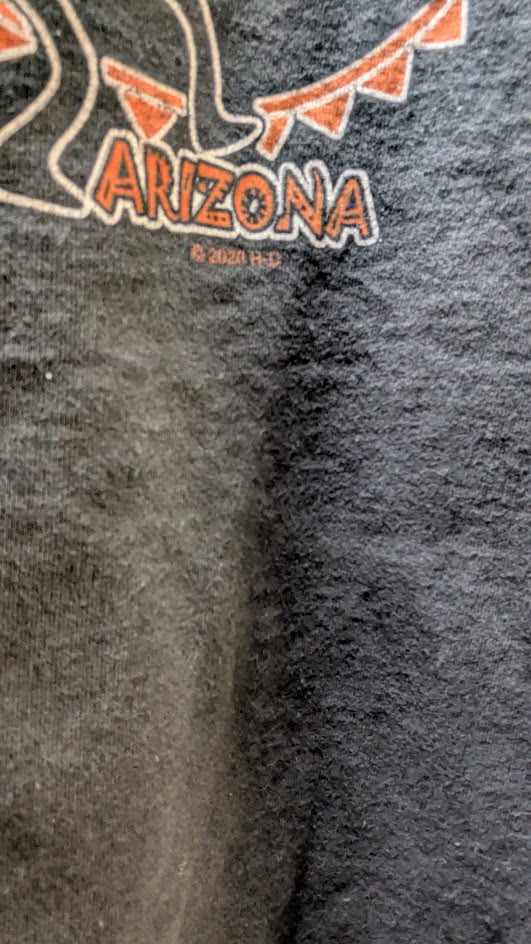 Harley Davidson Sedona Arizona Kids T Shirt Medium Black Motorcycle Graphic Tee