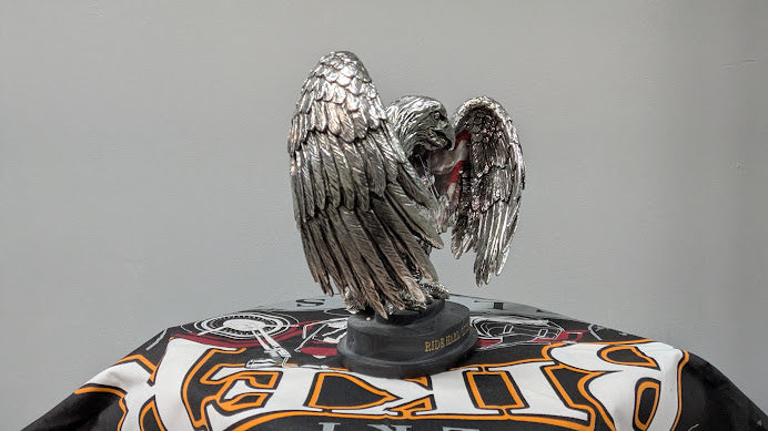 Bradford Exchange Ride Hard Live Free Eagle Statue W/ COA Motorcycle Figurine