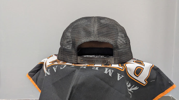 Vintage Harley-Davidson Bar & Shield Mesh Trucker Hat Black Snapback Cap