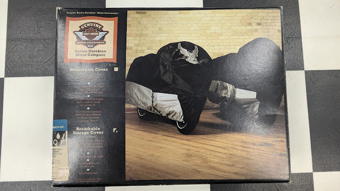 Genuine Harley-Davidson Motorcycle Breathable Storage Cover Touring Bike Black