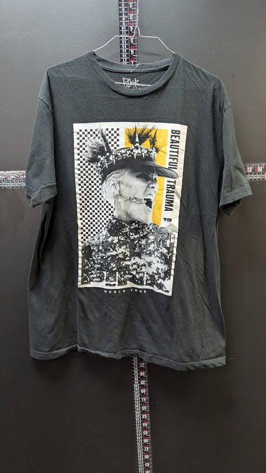 Pink Beautiful Trauma 2019 World Tour Graphic T-Shirt Black Band Tee