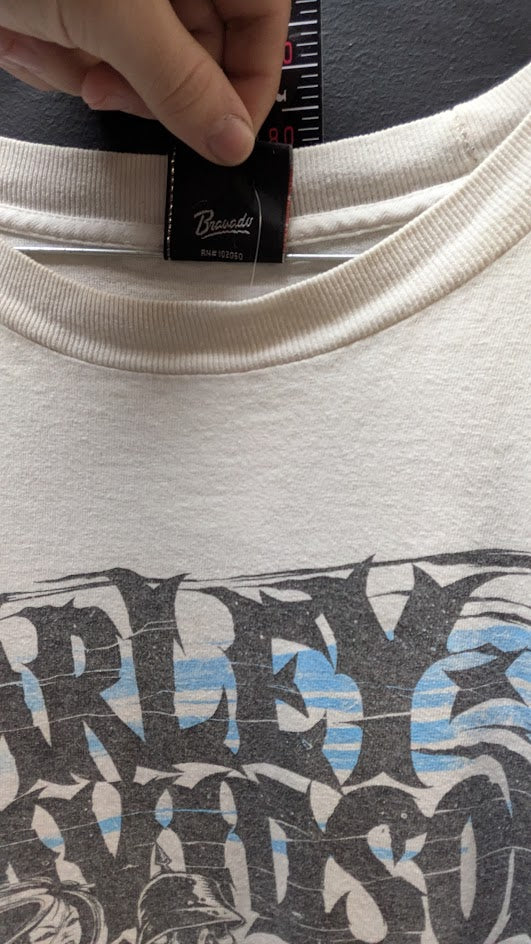 Harley-Davidson Motorcycle Graphic T-Shirt Men’s Oversized White