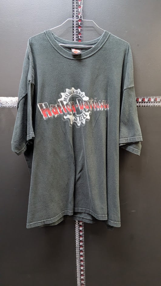 Vintage Harley-Davidson 2004 Graphic T-Shirt Men’s 3XL Faded Black Eagle Tee