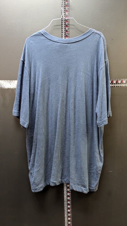Harley Davidson Genuine Motorclothes USA Flag T Shirt XL Blue Distressed Tee