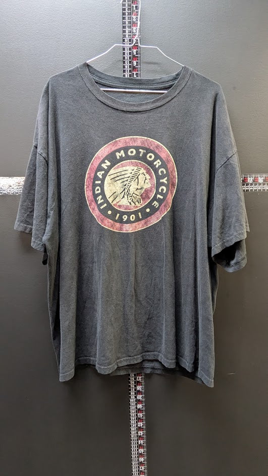 Indian Motorcycle Sloan’s Murfreesboro TN T Shirt Black Faded Dealer Tee 2XL