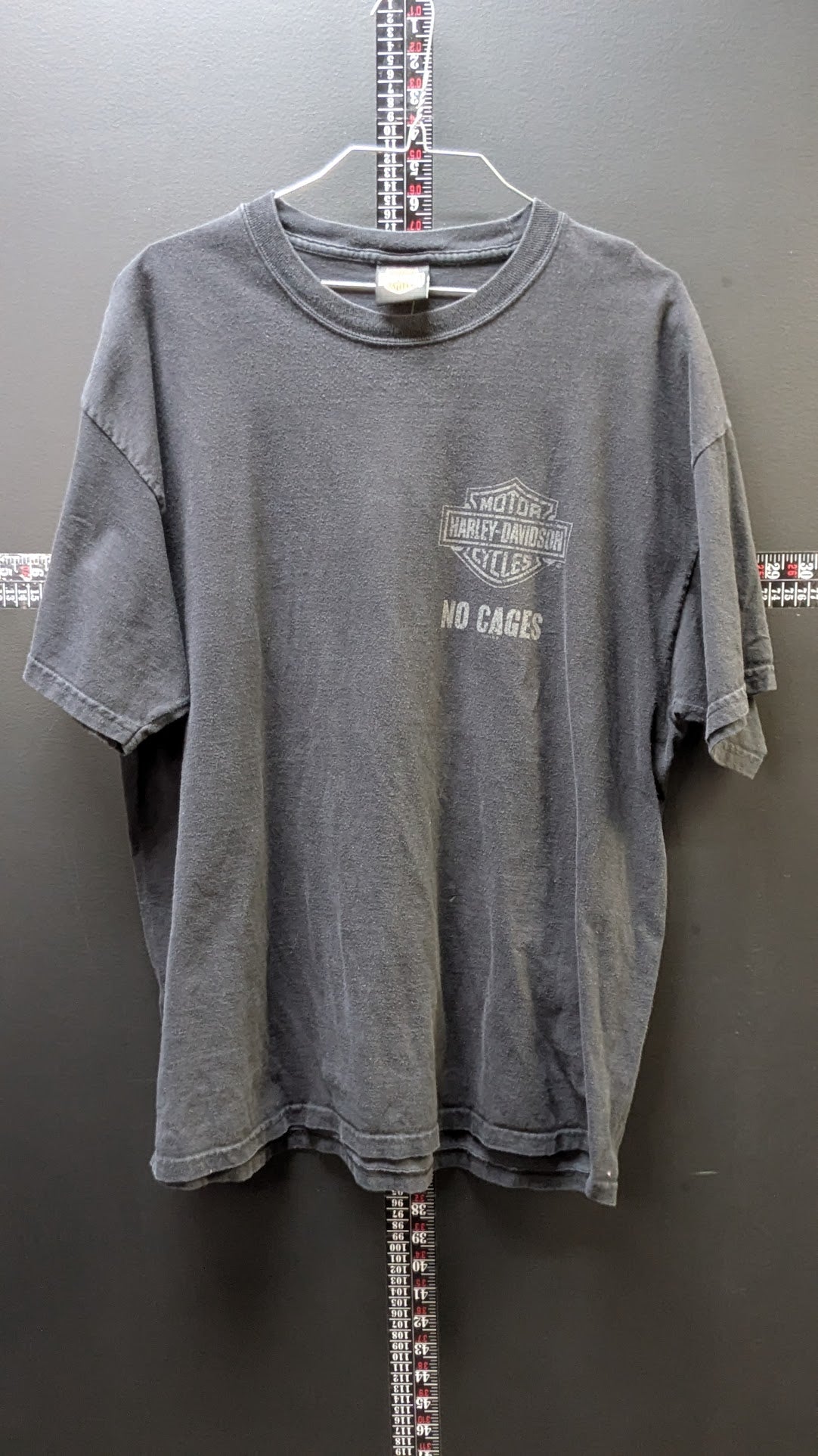 Vintage 2001 Harley Davidson No Cages T Shirt XL Freedom Harley N Canton Ohio Biker Tee