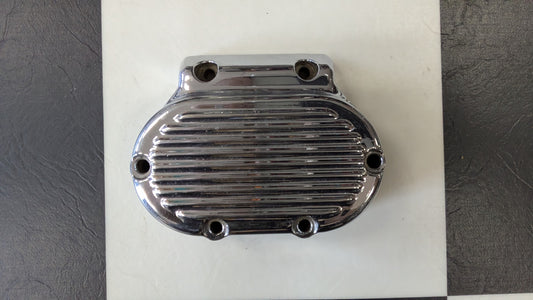 Harley Evo Big Twin Chrome Ribbed Cam Cover / Nose Cone Cover