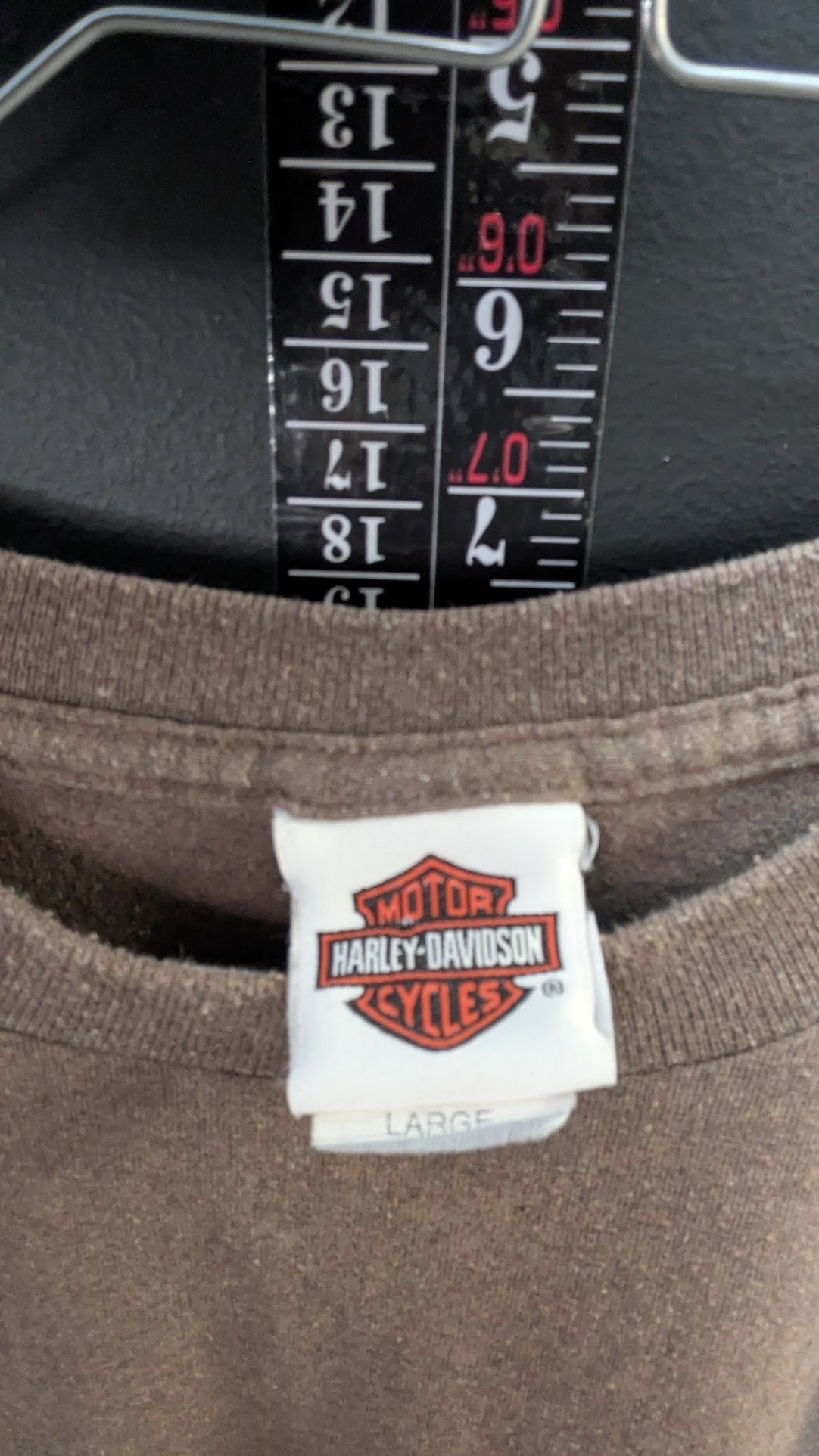 Harley-Davidson Sedona Arizona Ride To Live Pocket T-Shirt Large Brown 2006