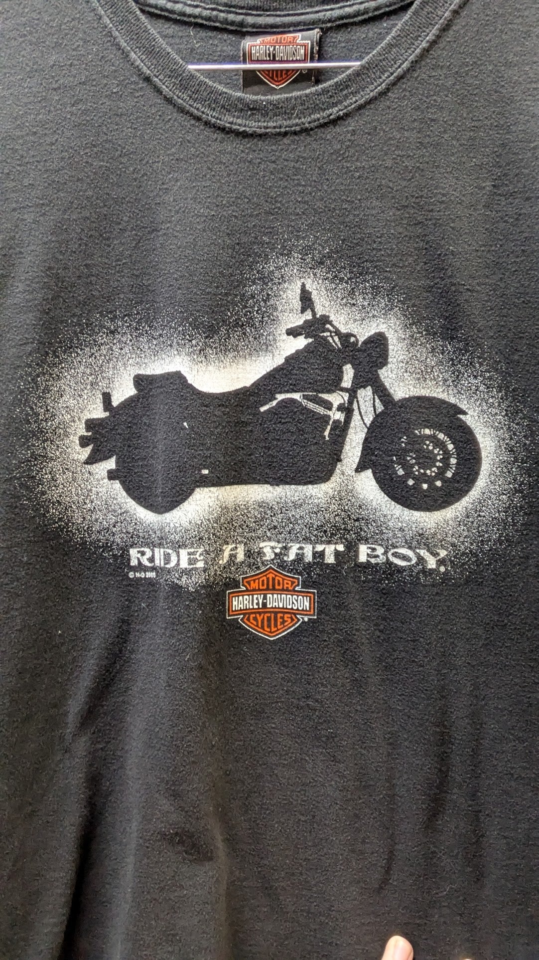 Vintage 2000 Harley-Davidson American Eagle Denton County Texas T-Shirt Large Made USA