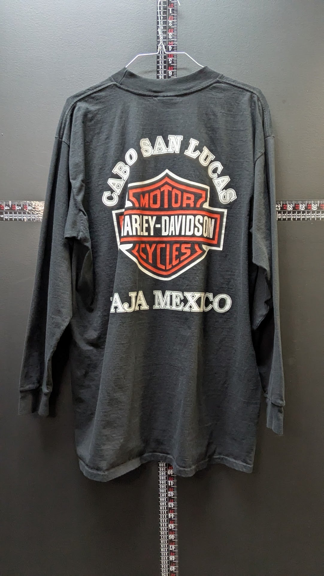 Vintage 2000 Harley-Davidson Cabo San Lucas Baja Mexico Long Sleeve T-Shirt XL Black