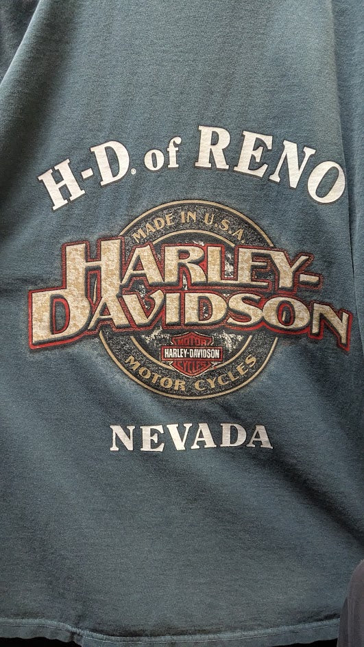 2001 Harley-Davidson Reno Nevada "Heads Above The Rest" T-Shirt – Size Medium