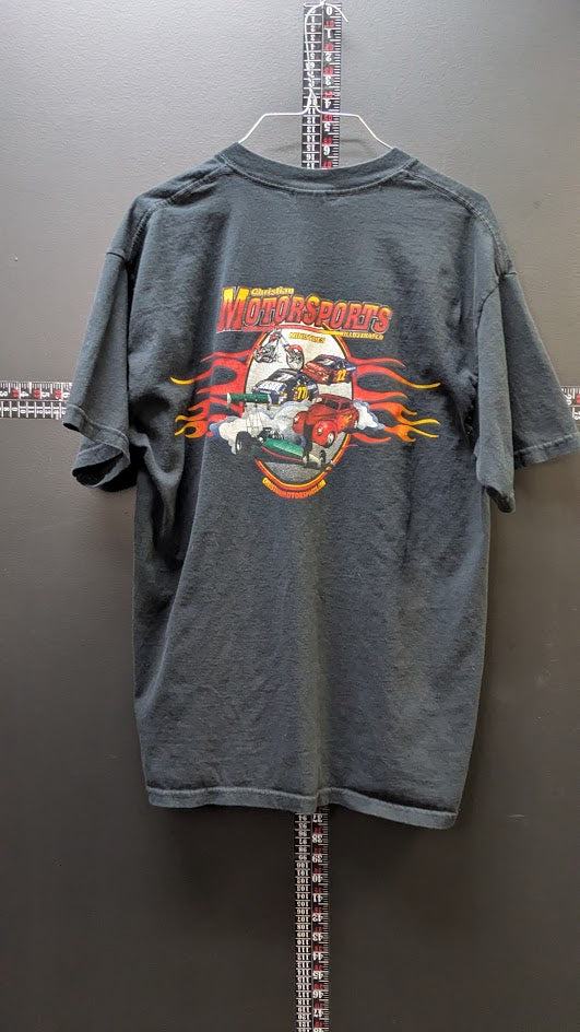 Christian Motorsports Ministries "These Are My Church Clothes" T-Shirt – Size Large