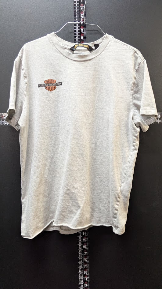 Harley-Davidson Gray Graphic T-Shirt – Double Sided – Made in Pakistan