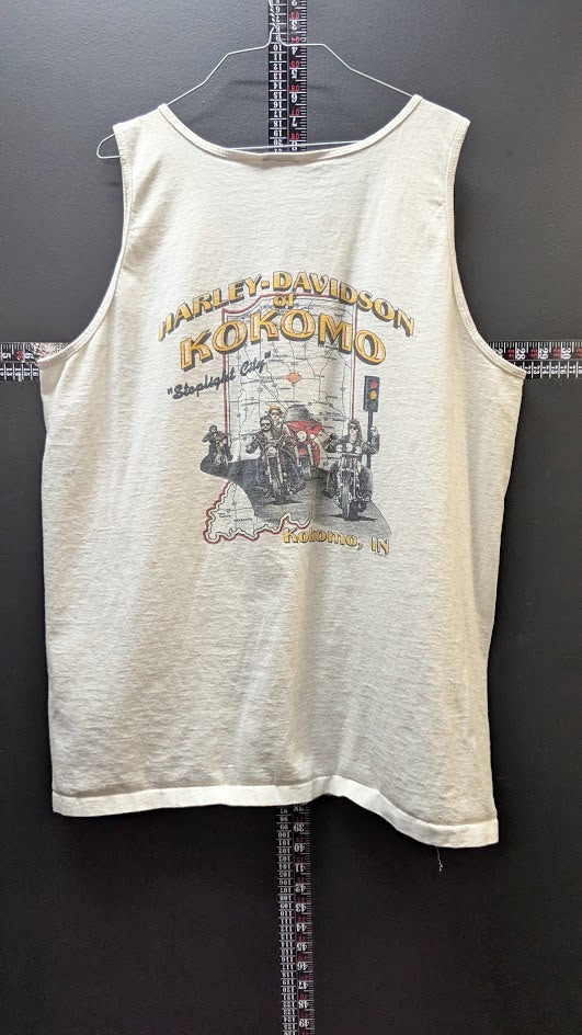 1998 Harley-Davidson of Kokomo Indiana Tank Top – XL – Vintage Dealer Shirt