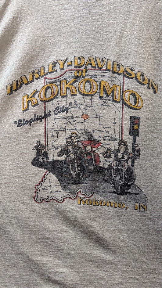 1998 Harley-Davidson of Kokomo Indiana Tank Top – XL – Vintage Dealer Shirt