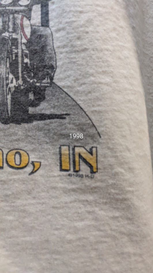 1998 Harley-Davidson of Kokomo Indiana Tank Top – XL – Vintage Dealer Shirt
