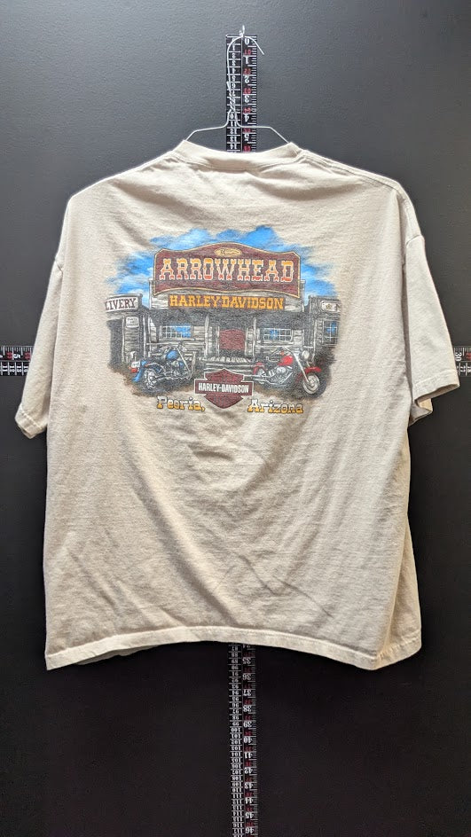 2005 Harley-Davidson Arrowhead Peoria Arizona "Wrecking Crew" T-Shirt – XL