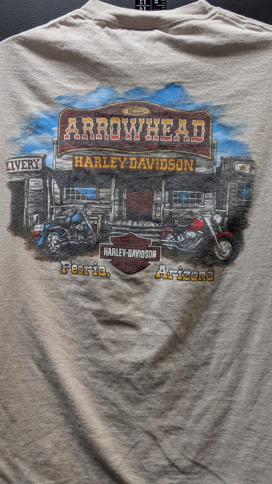 2005 Harley-Davidson Arrowhead Peoria Arizona "Wrecking Crew" T-Shirt – XL