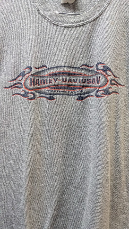 Harley-Davidson Cycle City Ltd Honolulu Hawaii Sleeveless Thermal Shirt – XL