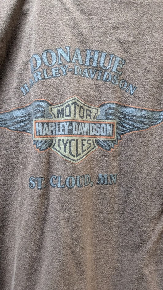 Vintage Harley-Davidson "Blood, Sweat & Gears" Dealer T-Shirt – Donahue Harley-Davidson St. Cloud MN