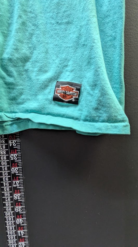 Vintage Harley-Davidson Racing Scott Parker T-Shirt Large 90s Hanes Beefy-T
