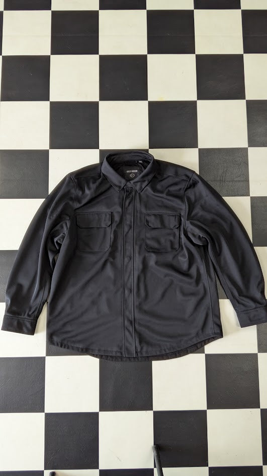 Harley-Davidson Riding Overshirt Motorcycle Jacket Armor Pockets Men's 3XL Black
