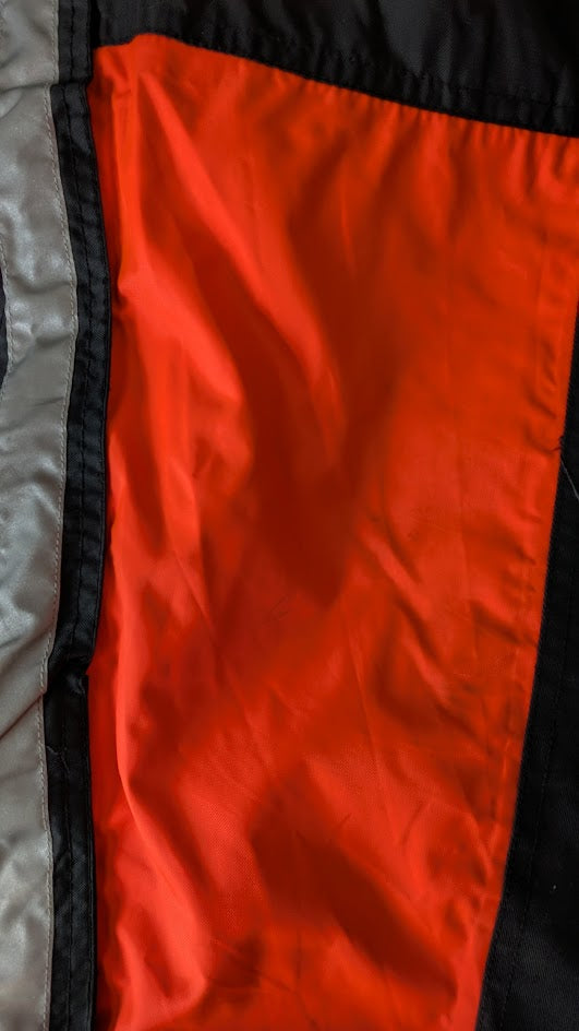 Harley-Davidson Waterproof Rain Bib Pants Motorcycle Overpants Men's 2XL Black Red