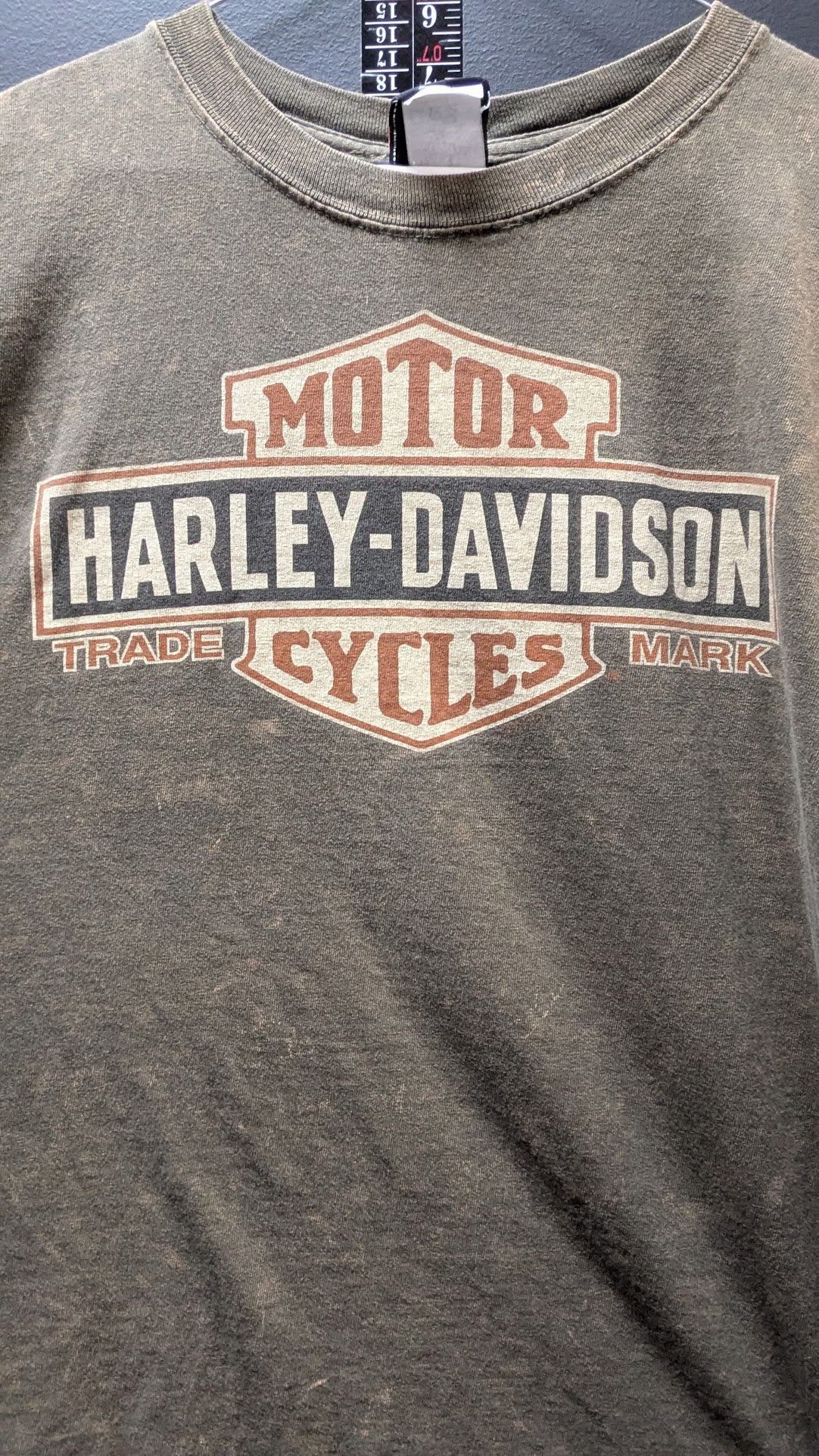 Harley-Davidson Salem South Dakota T-Shirt XL Distressed Faded Bar & Shield Gray