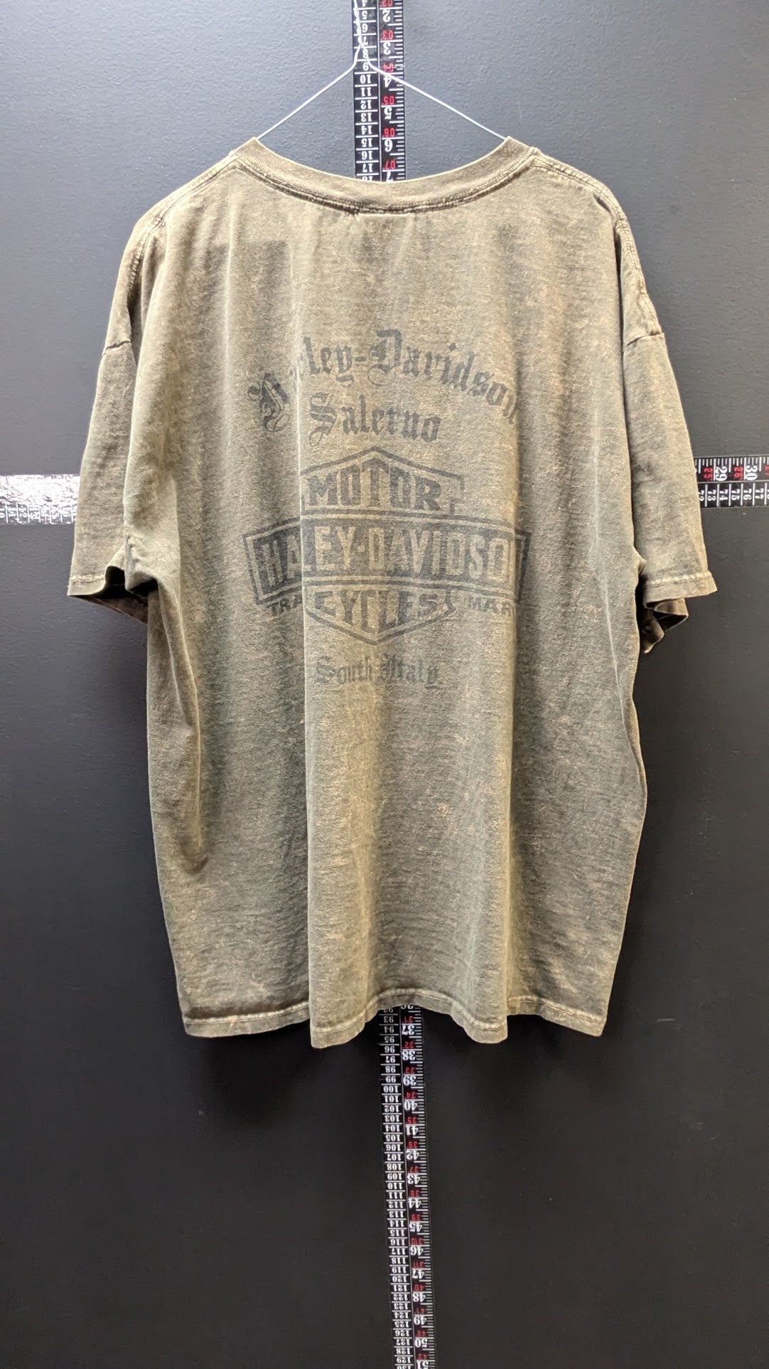 Harley-Davidson Salem South Dakota T-Shirt XL Distressed Faded Bar & Shield Gray