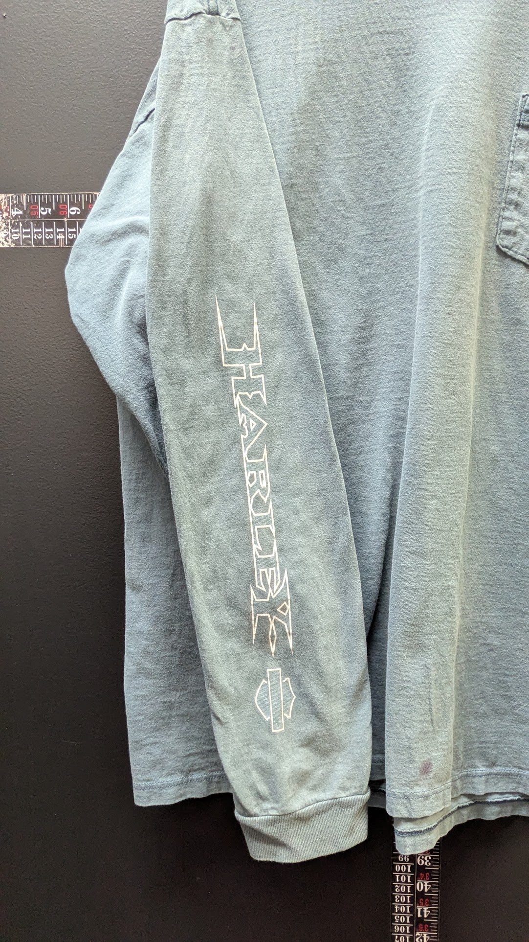 Harley-Davidson xl Gator Harley Long Sleeve Pocket T-Shirt Leesburg Florida Blue
