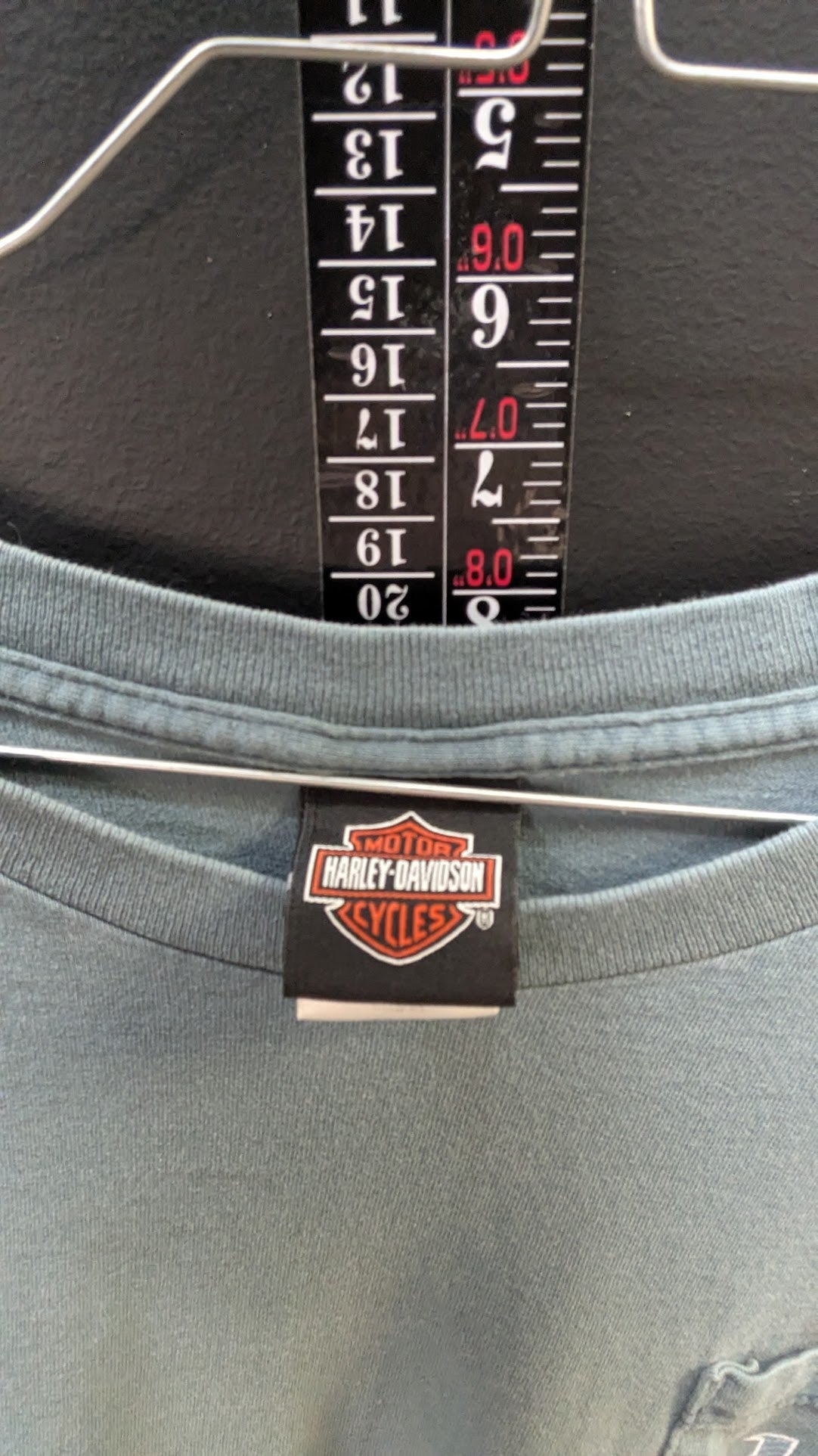 Harley-Davidson xl Gator Harley Long Sleeve Pocket T-Shirt Leesburg Florida Blue