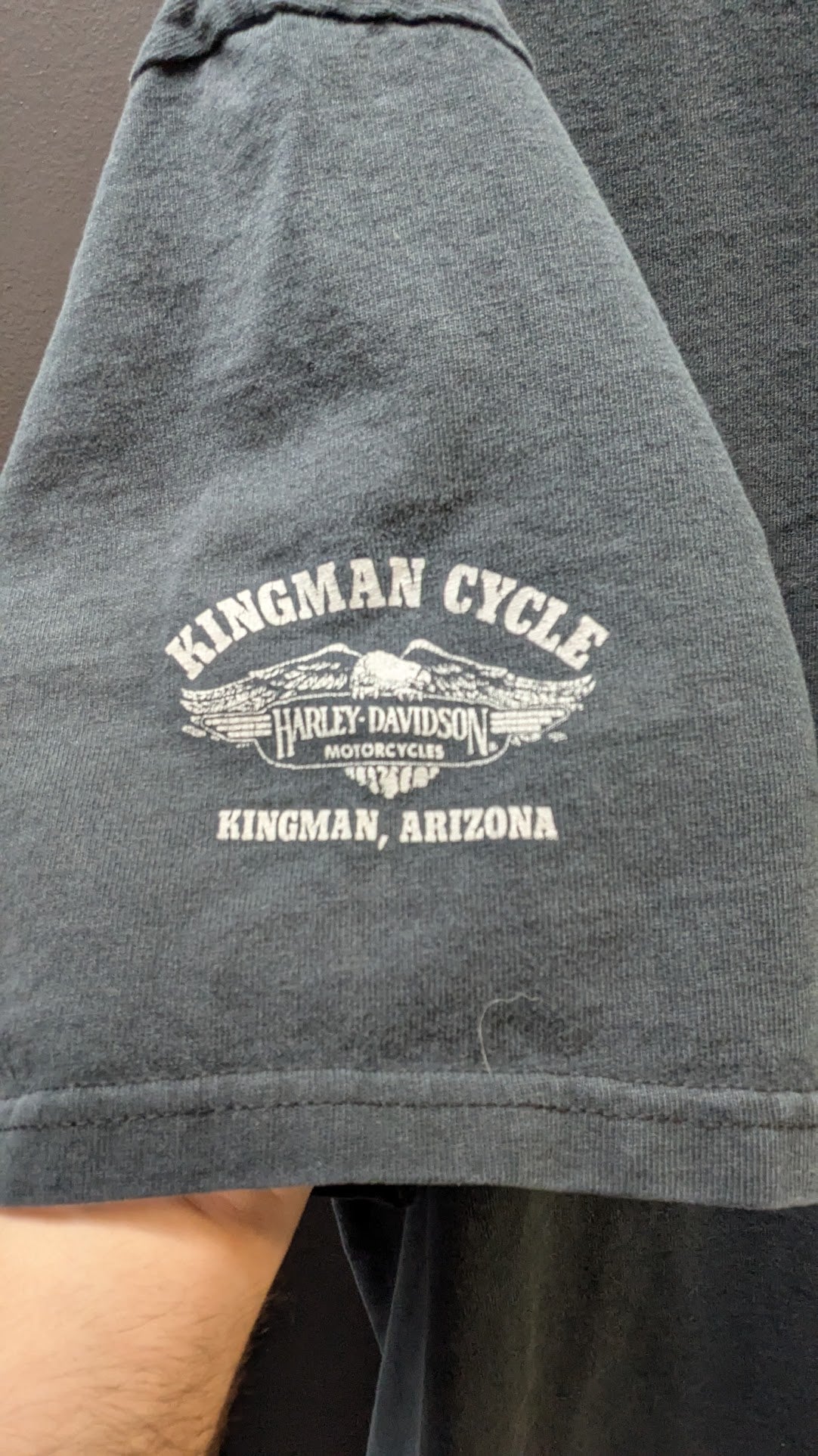 Vintage 1998 Harley-Davidson Kingman Arizona Henley T-Shirt – Size L