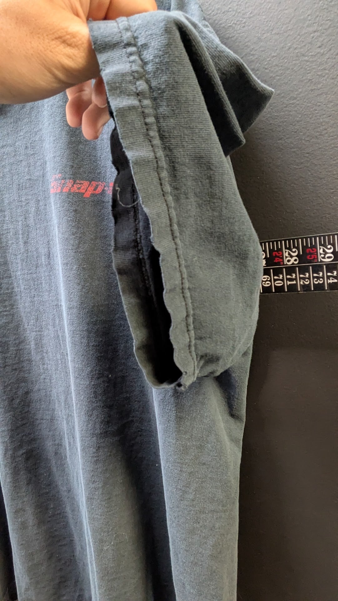 Vintage Snap-on "The Tool For Every Toy" Motorcycle T-Shirt Adult XL Black