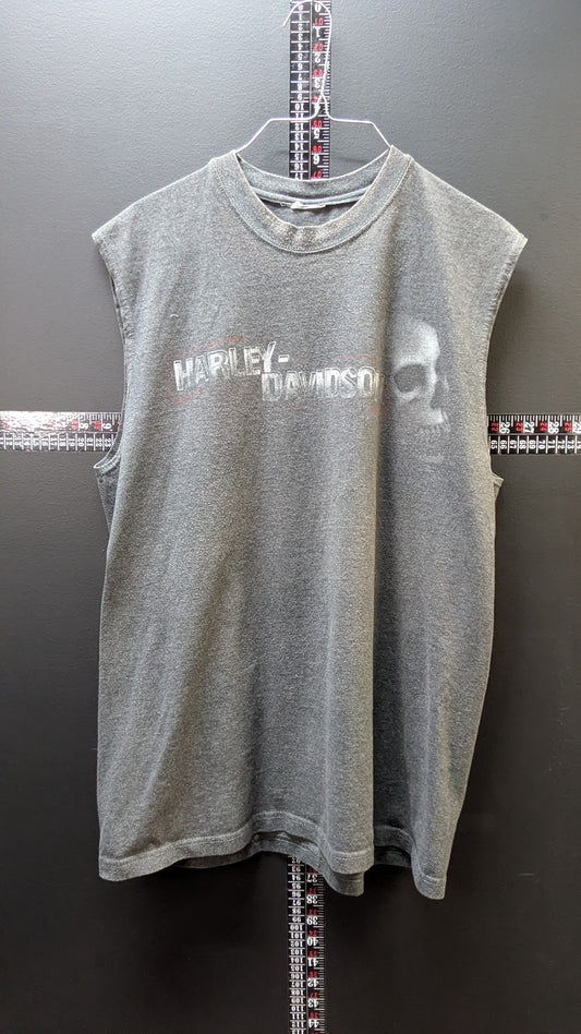Vintage Harley-Davidson Corpus Christi Texas Sleeveless T-Shirt Gray