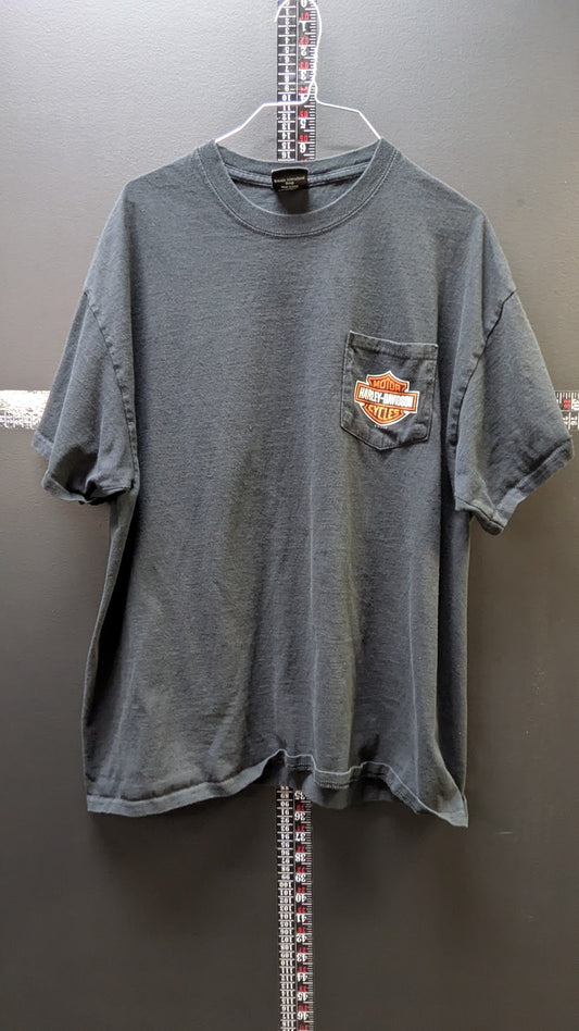 2019 Harley-Davidson Mile High Harley-Davidson Parker Colorado Pocket T-Shirt Adult Black