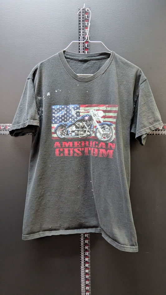 American Custom Chopper Motorcycle Graphic T-Shirt
