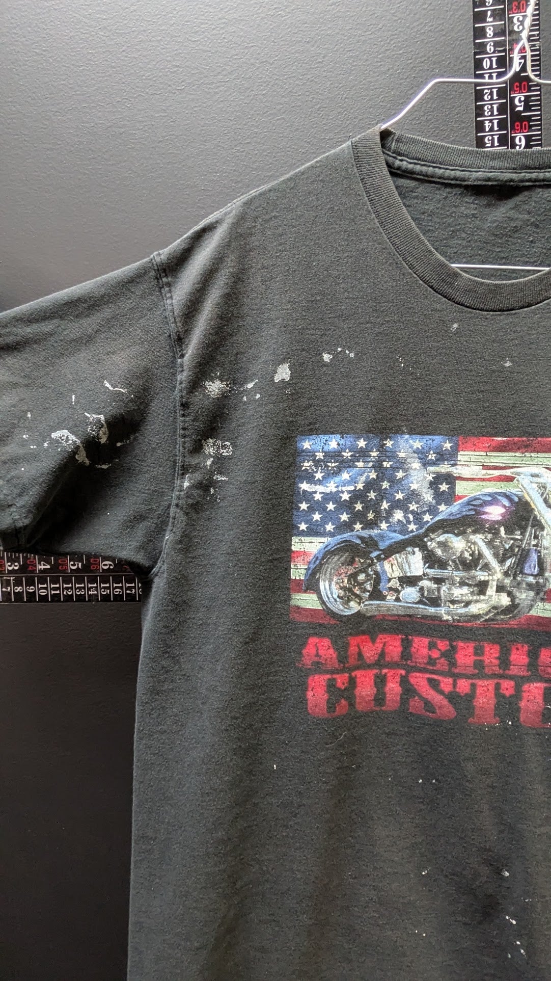 American Custom Chopper Motorcycle Graphic T-Shirt