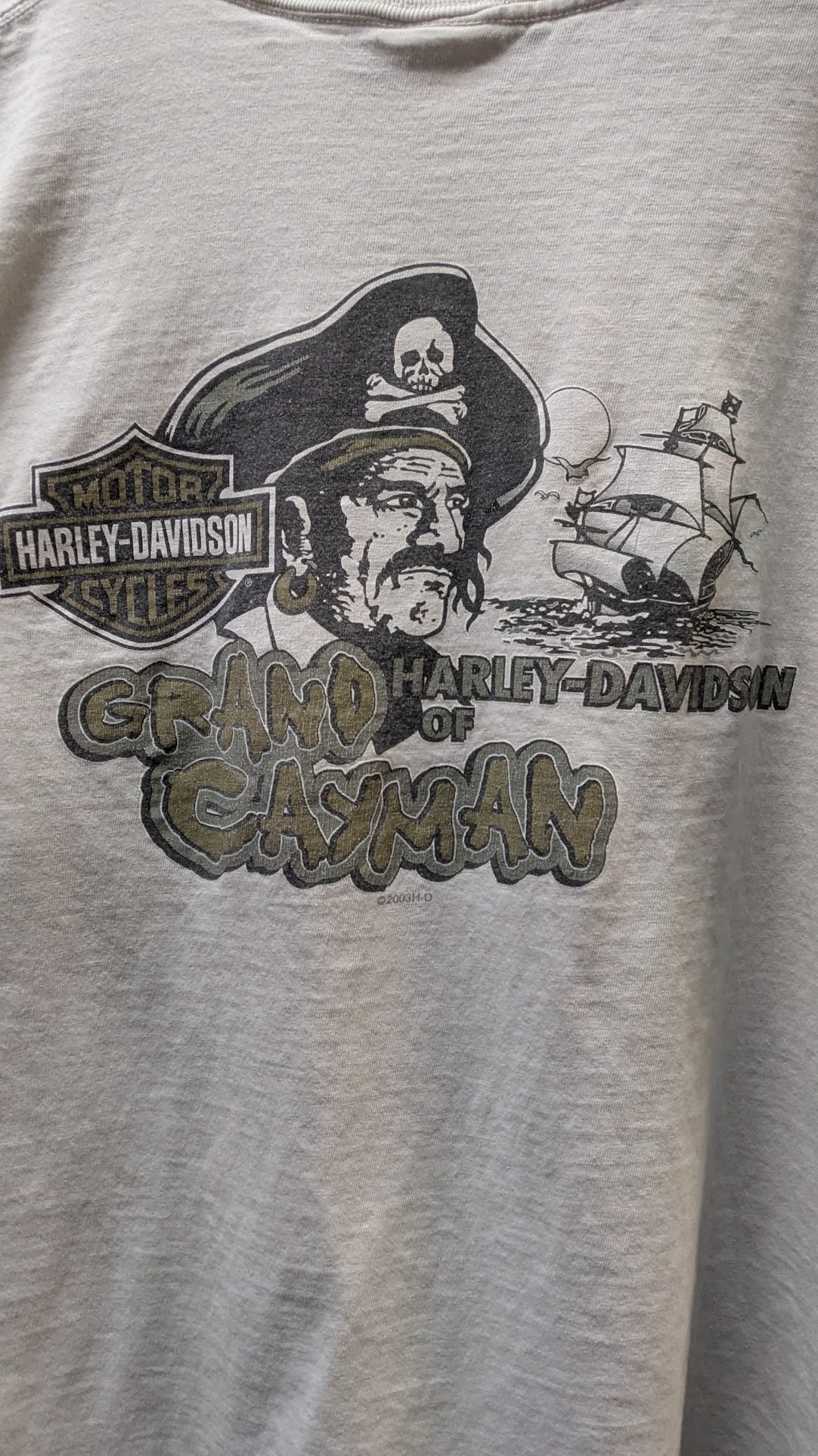 2005 Harley-Davidson Grand Cayman Pocket T-Shirt - Size Large