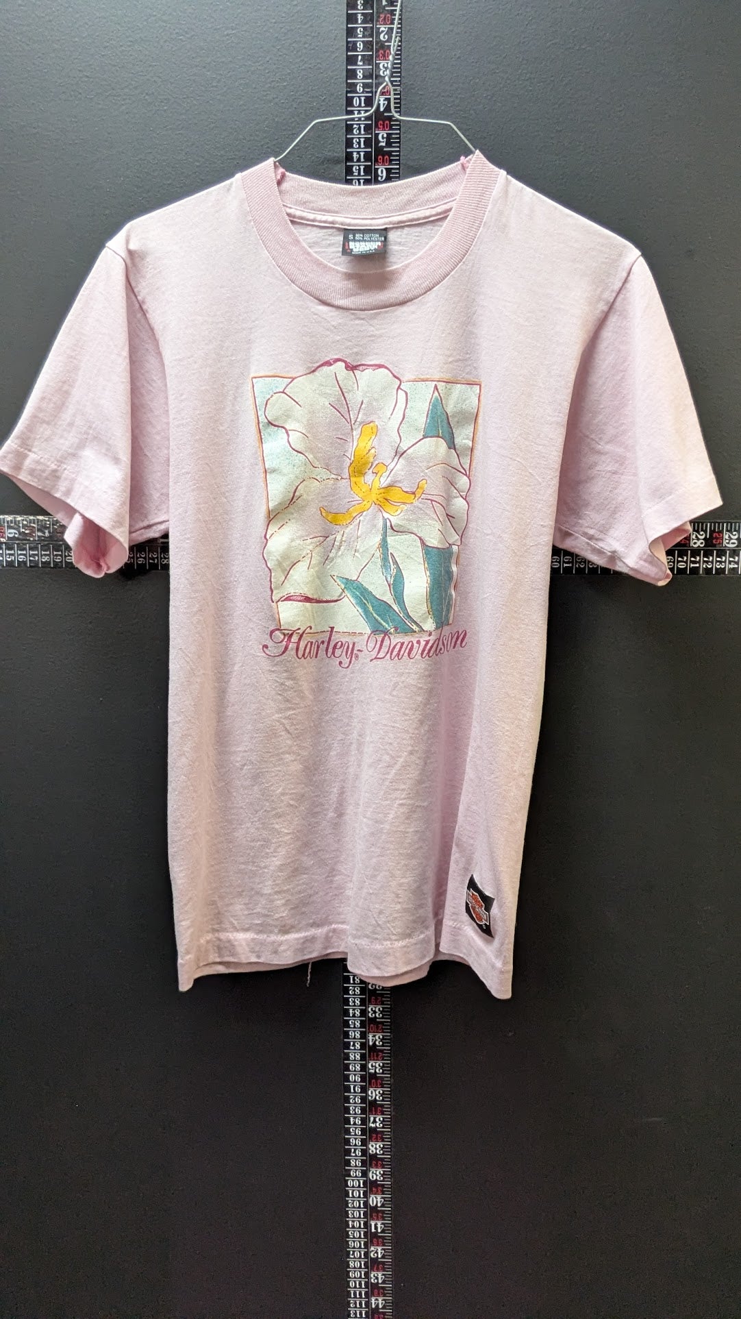 Vintage 1990 Harley-Davidson "Chick's" Albuquerque, NM Floral T-Shirt – Women's Small