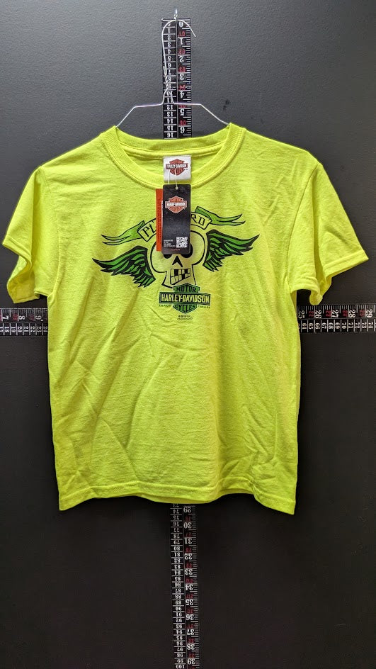 Harley-Davidson Youth "Play Hard" Winged Skull T-Shirt – NWT – Size Small