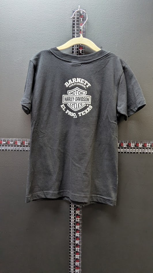 Harley-Davidson Youth Faux Leather Jacket Print T-Shirt – NWT – Size 6–8