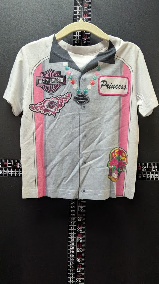 Harley-Davidson Toddler "Princess" Shop Shirt Graphic T-Shirt – NWT – Size 2T